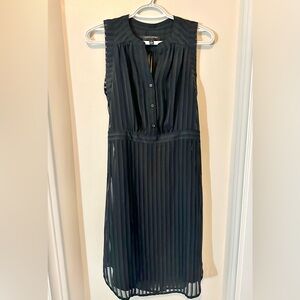 Sleeveless black dress